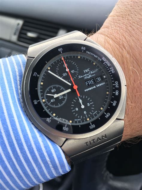 iwc porsche design titan chronograph|iwc titanium watch review.